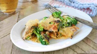 ブロッコリーのおかかチーズ焼き