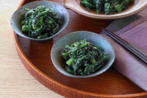 春菊のごま和え