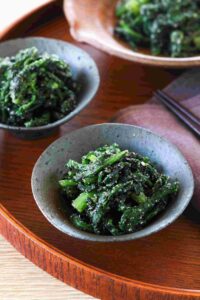 春菊のごま和え