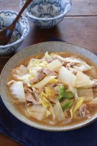 豚こまと白菜のとろみあん
