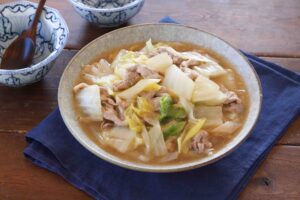 豚こまと白菜のとろみあん
