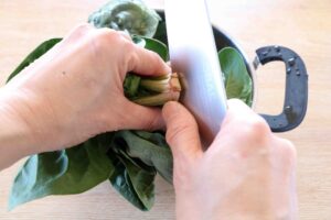 ちぢみほうれん草のおひたし