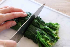 ちぢみほうれん草のおひたし