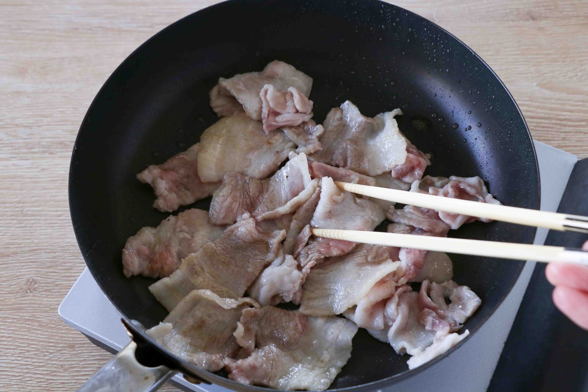 豚ばらと白菜のケチャップ甘酢あん