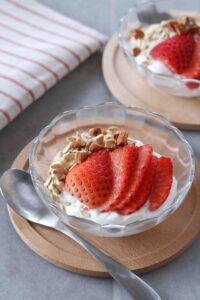 いちごのレアチーズケーキ