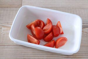 フルーツトマトの和風カプレーゼ